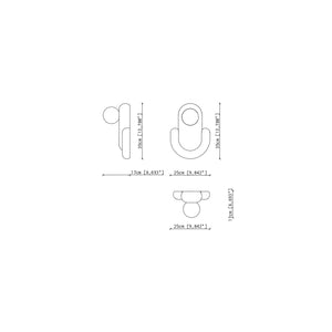 C2770 Eclair Applique da parete design ceramica – Ferroluce