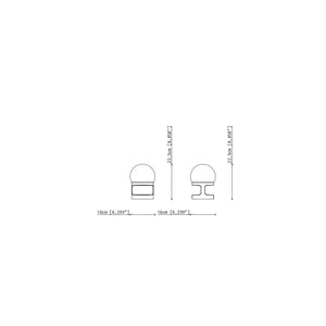 C2783 Habea lampada da comodino ceramica e vetro – Ferroluce