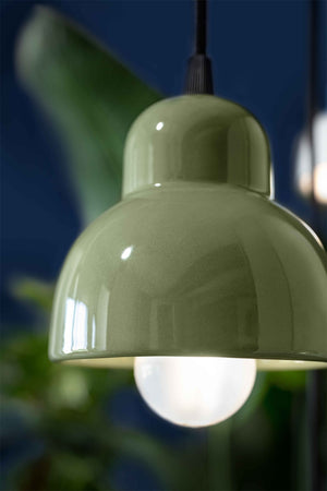C2610 Sospensione in ceramica colorata | Ferroluce