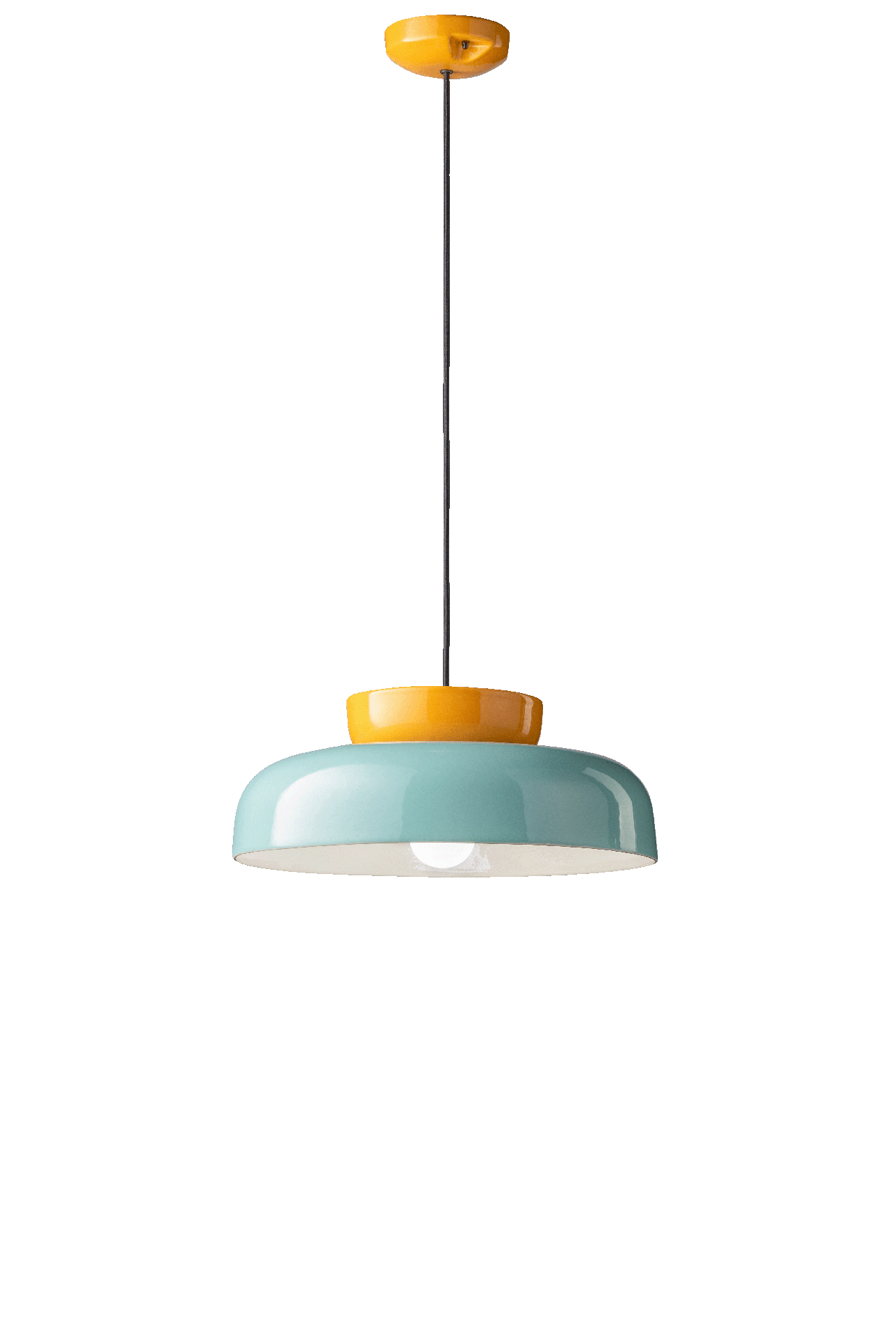 C2745 ceramica vetro Lampada sospensione design Maracanà – Ferroluce