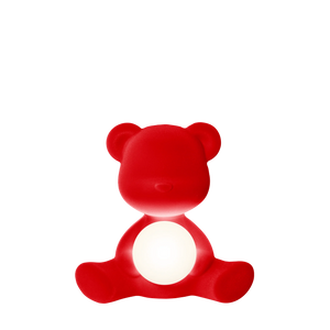 Teddy Girl Velvet - Lampada Ricaricabile in Velluto Qeeboo