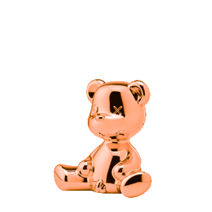 Teddy Boy Metal Finish - Lampada Orsetto Metallizzata Qeeboo
