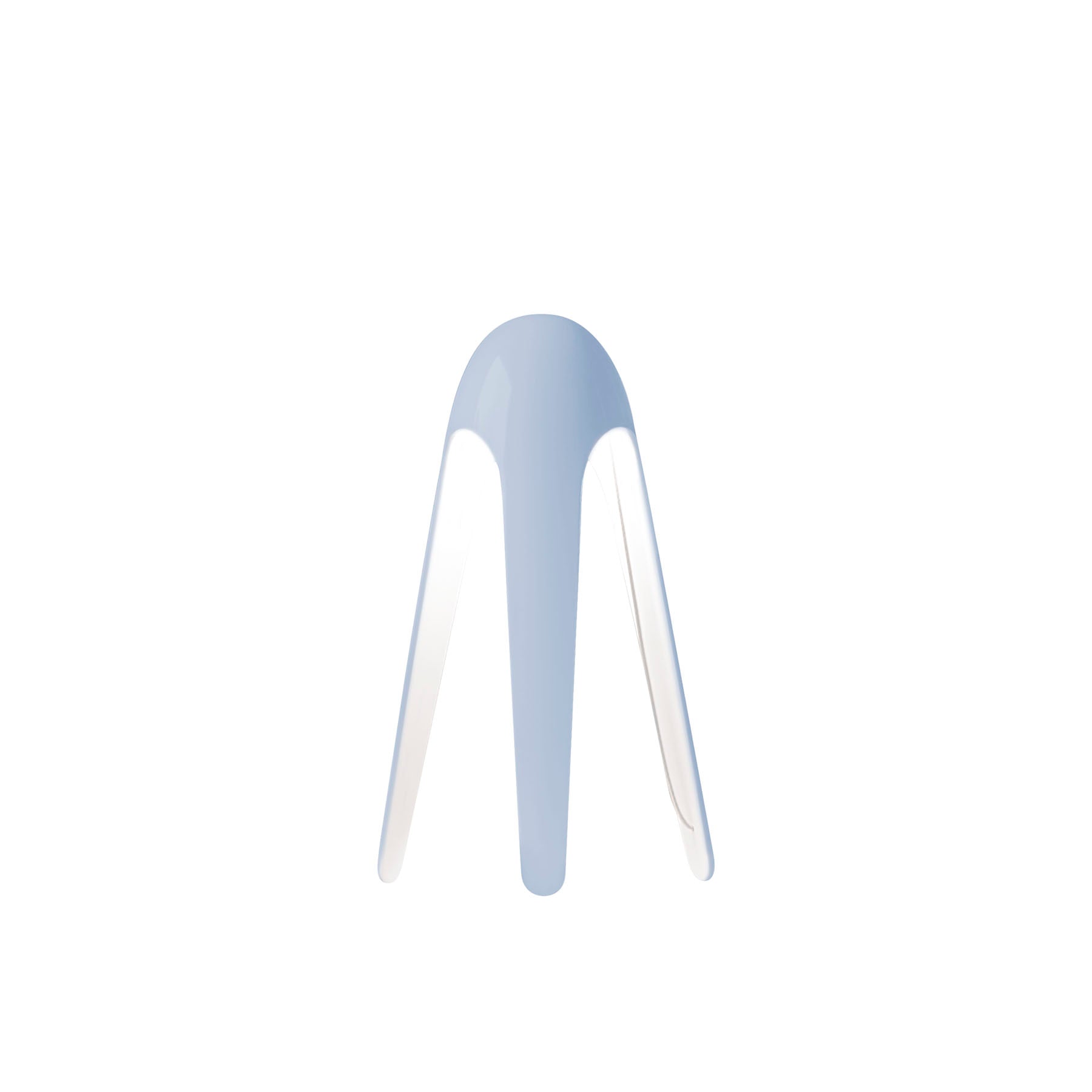 Lampada da tavolo Cyborg di Martinelli Luce - versione azzurra, prodotto scontornato.
