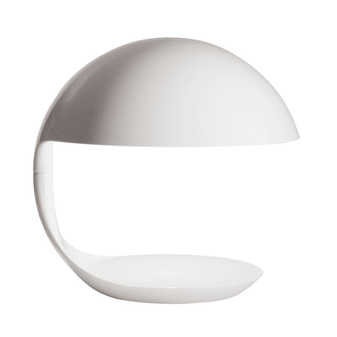 Lampada di design bianca Cobra di Martinelli Luce - prodotto scontornato.