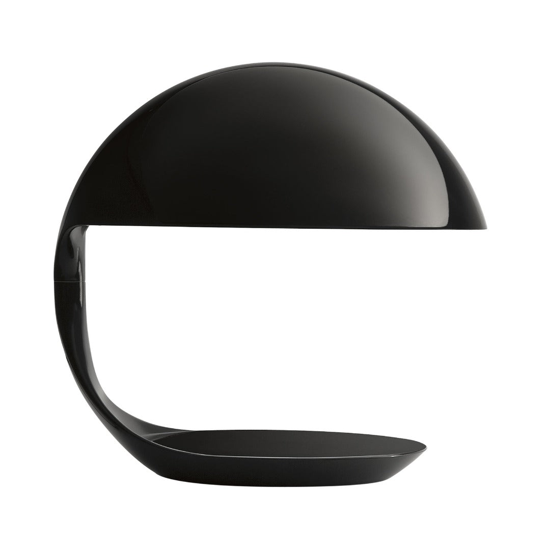 Lampada di design nera Cobra di Martinelli Luce - prodotto scontornato.