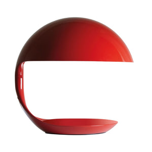 Lampada di design rossa Cobra di Martinelli Luce - prodotto scontornato.