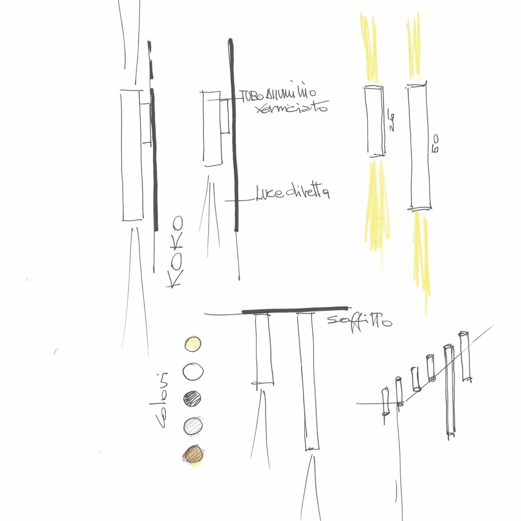 Koko Uno Applique a LED Bi-emissione | Design Martinelli Luce