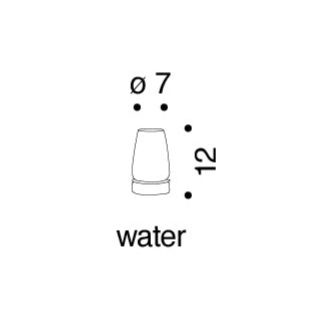 ecletty bicchiere d'acqua ovio dimensioni