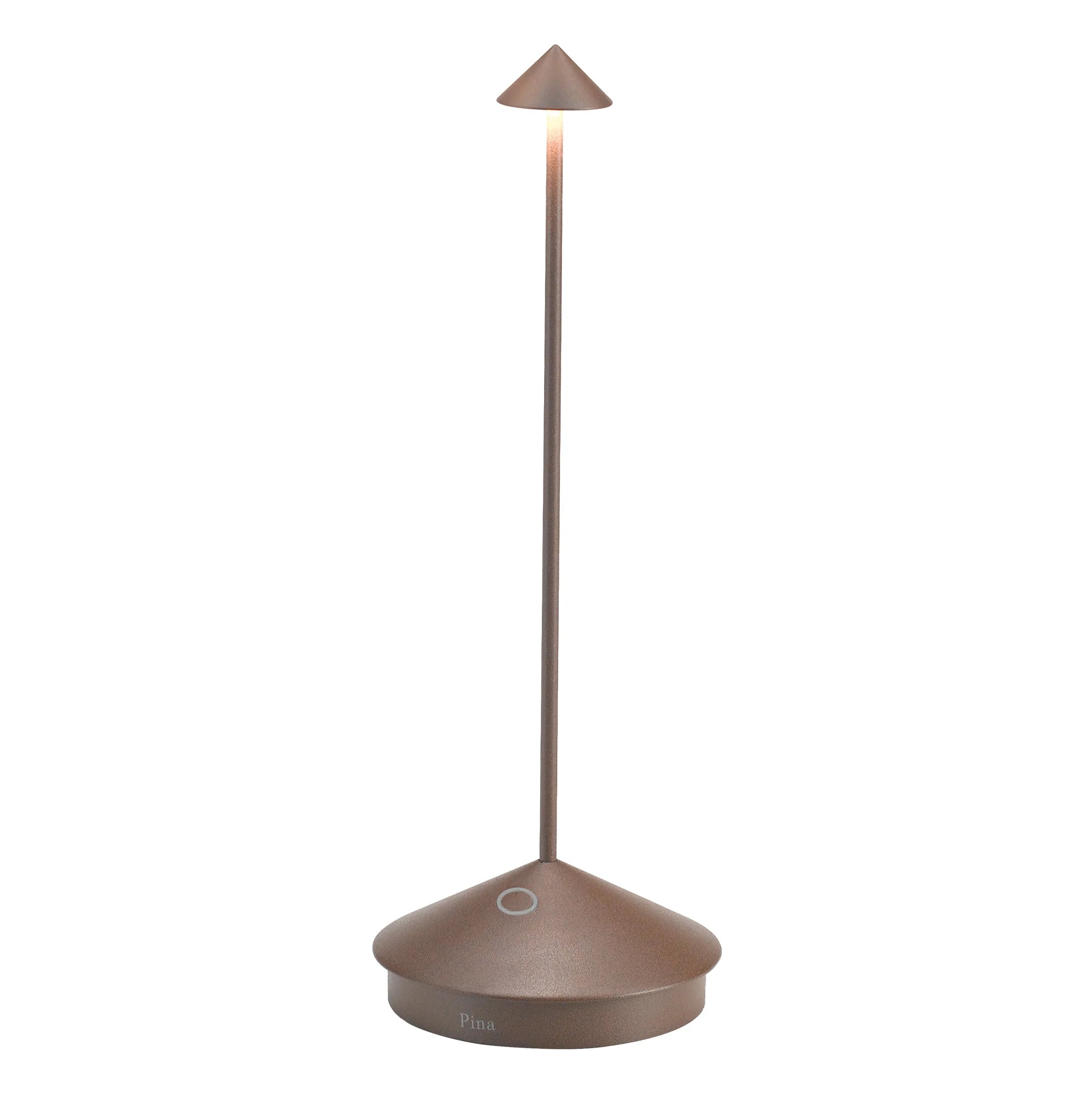 ecletty Pina lampada da tavolo corten