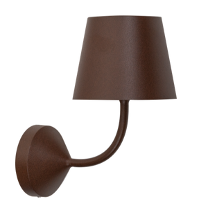 ecletty lampada da parete Poldina da 230V corten