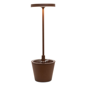 ecletty Poldina Reverso lampada da tavolo corten