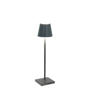 ecletty lampada da tavolo poldina micro grigio scuro