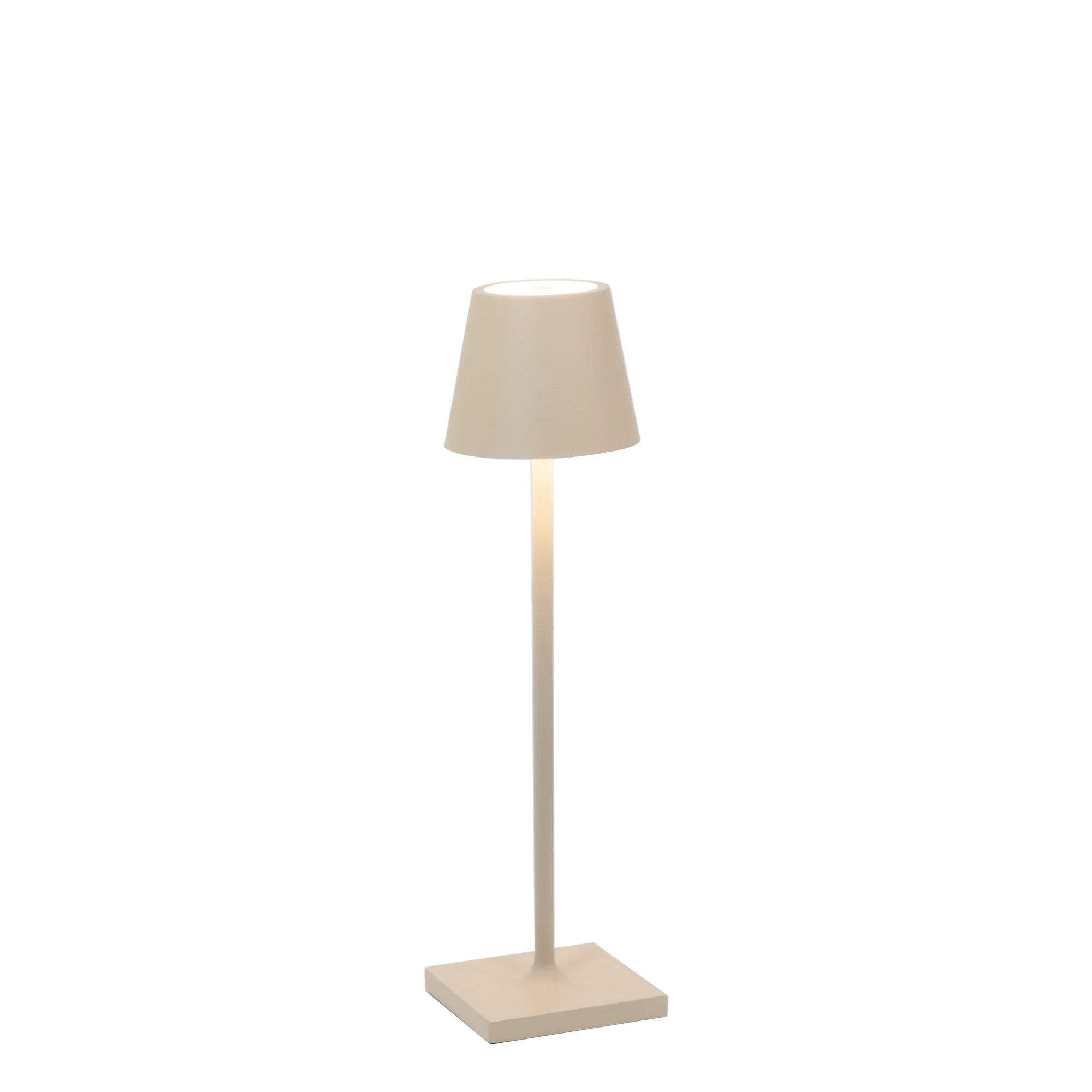 ecletty lampada da tavolo poldina micro sabbia