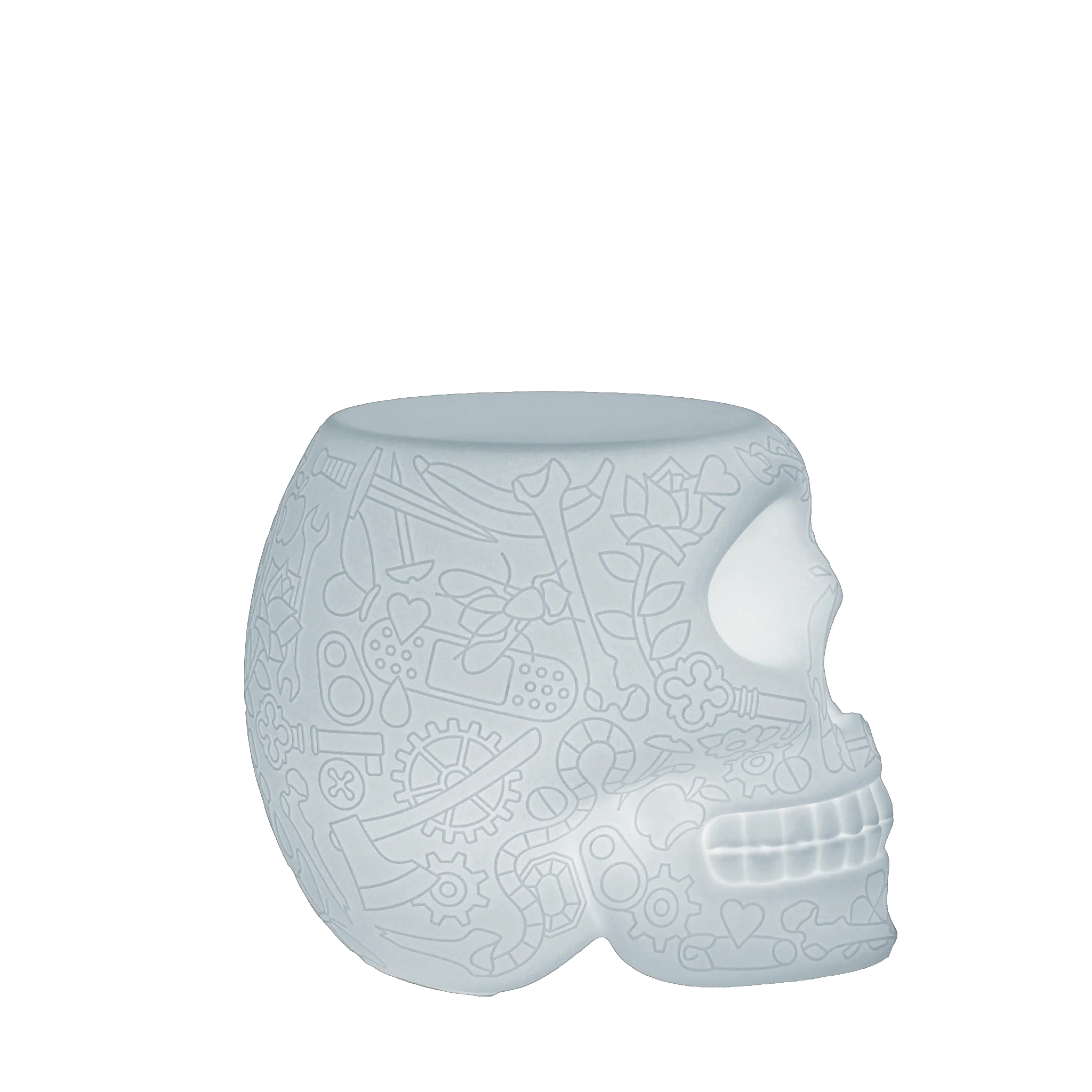 Mexico sgabello e tavolino con lampada LED ricaricabile