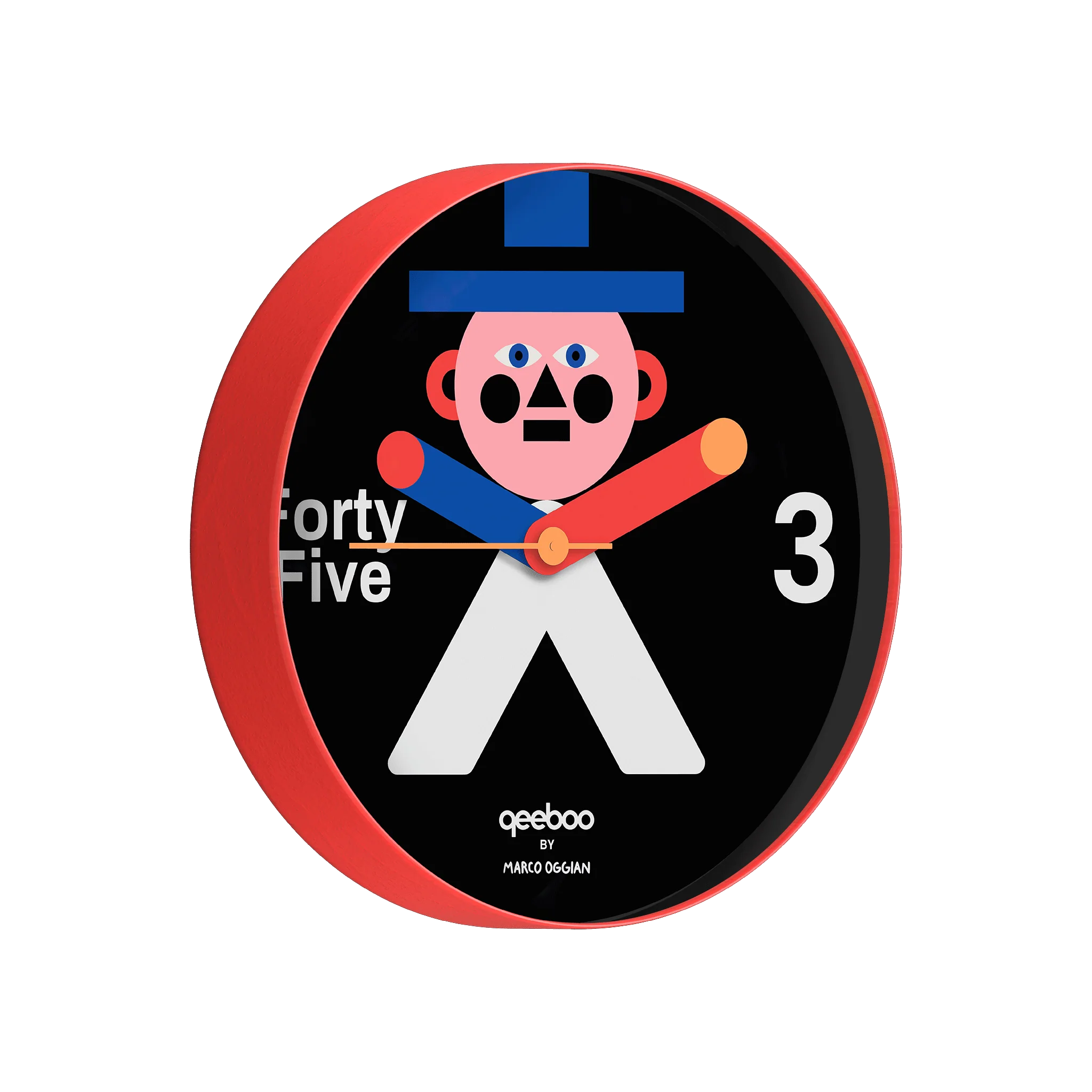 Orologio da parete Mr. Wally Qeeboo