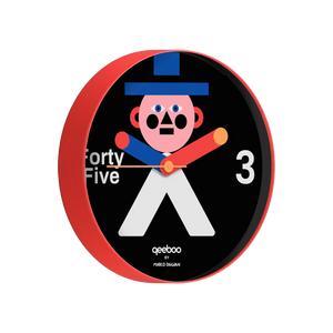 Orologio da parete Mr. Wally Qeeboo