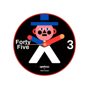 Orologio da parete Mr. Wally Qeeboo
