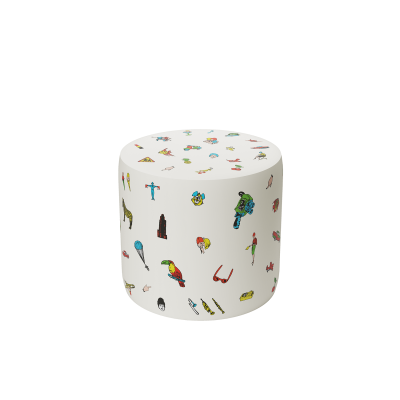 Pouf Qeeboo x Fiorucci — Pouf di Design Pattern Toys S M L