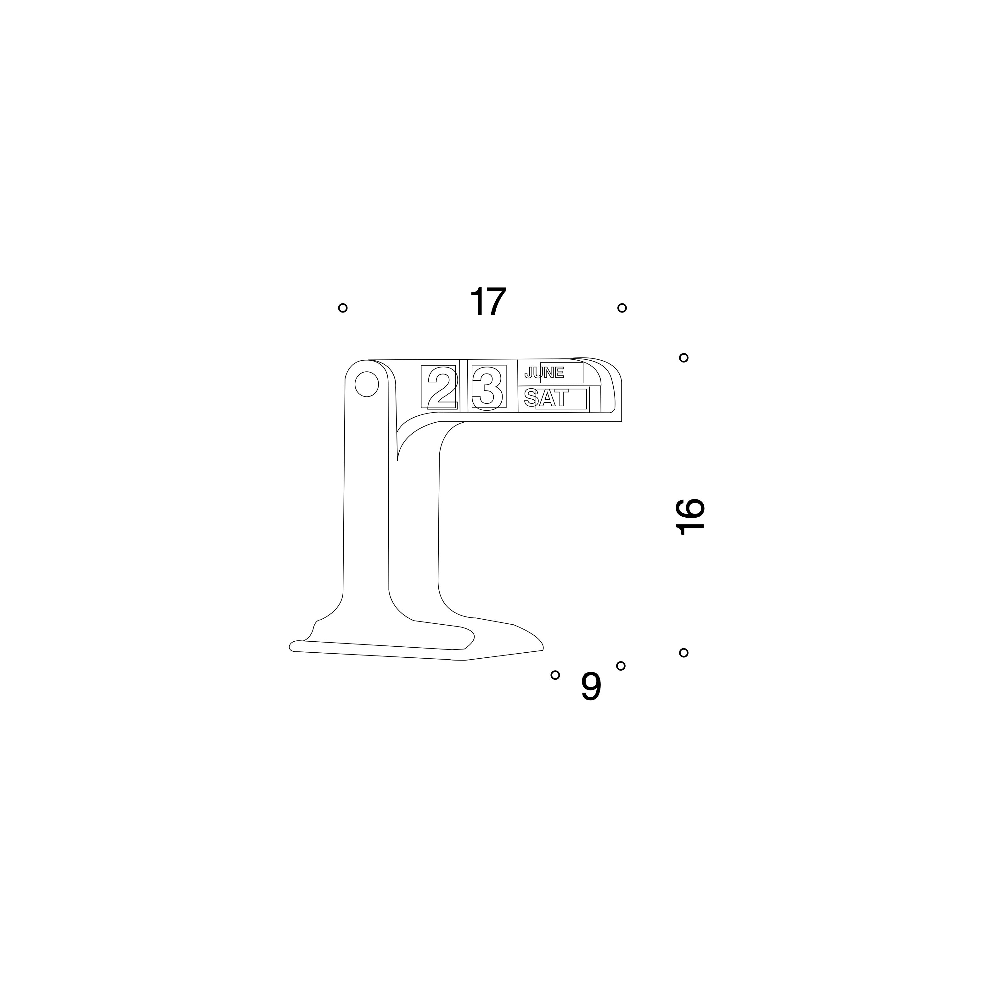 ecletty timor by danese milano calendario misure