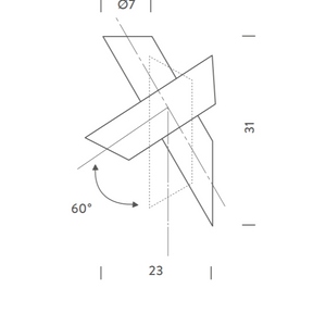 ecletty Tubes Large parete misure
