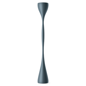 Iconica lampada da terra Jazz di Vibia nella finitura blu, design organico di Diego Fortunato.